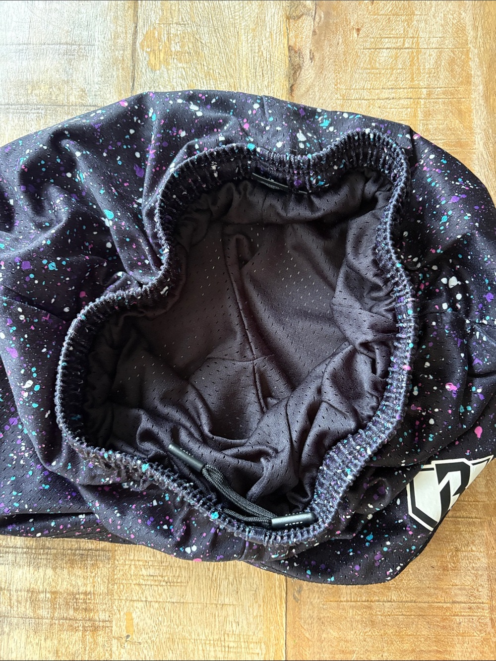 NWOT BL 101 Boys Black Splatter Athletic Shorts YL - Picture 5 of 6